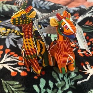 Our World Small Wonders African Animals Handmade Animal Plush.